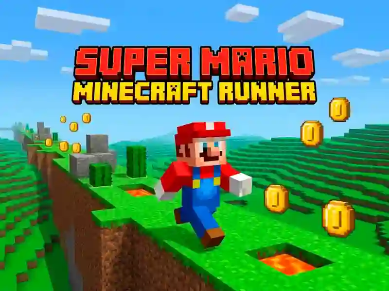 게임 Super Mario MineCraft Runner 온라인