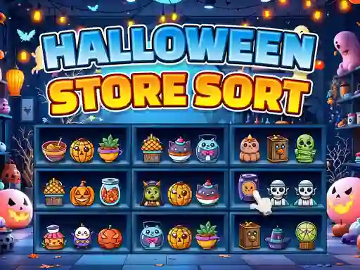 게임 Halloween Store Sort 온라인