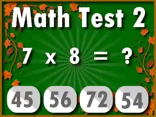 게임 Math Test 2 온라인