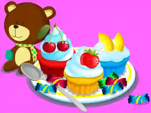 게임 Cooking Colorful Cupcakes 온라인