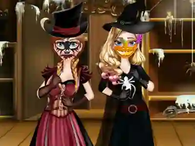 게임 Sisters Halloween Preparations 온라인