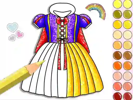 게임 Princess Glitter Coloring 온라인