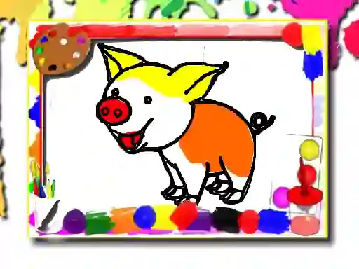 게임 Pigs Coloring Book 온라인