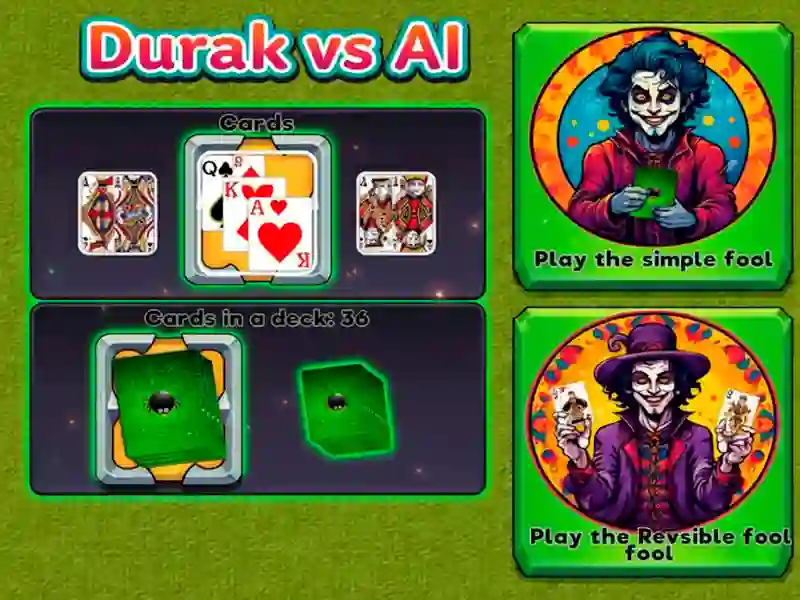 게임 Durak vs AI 온라인