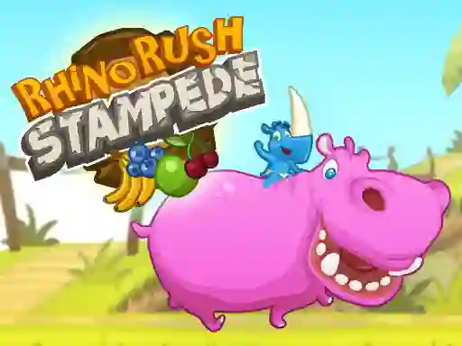 게임 Rhino Rush Stampede 온라인
