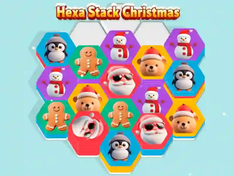 게임 Hexa Stack Christmas 온라인