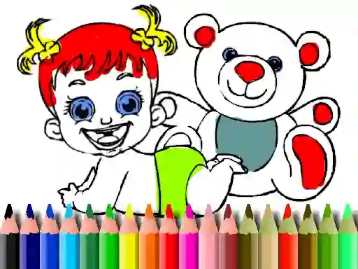 게임 Back To School: Baby Doll Coloring 온라인