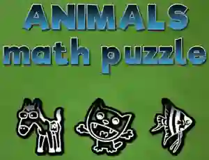 게임 Animals Math Puzzles 온라인