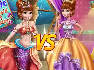 게임 Anna mermaid vs princess 온라인