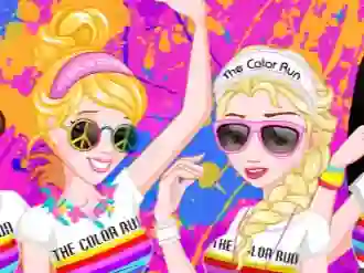 게임 Princess Color Run 온라인