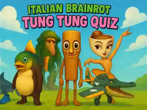 게임 Italian Brainrot tung Tung Quiz 온라인