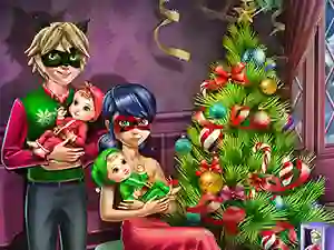 게임 Dotted Girl Family Christmas 온라인