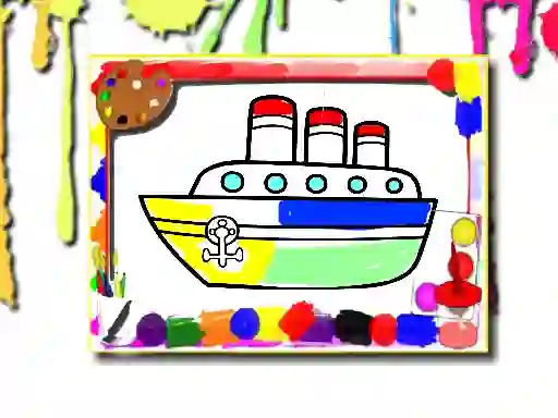 게임 Boats Coloring Book 온라인