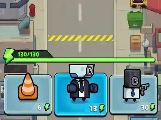 게임 Toilet fight Police vs zombie 온라인