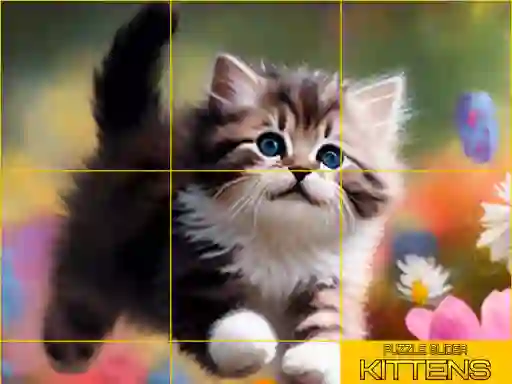 게임 Puzzle Sliding Kittens 온라인