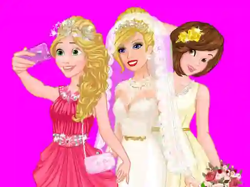 게임 Barbie's Wedding Selfie With Princesses 온라인