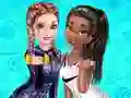 게임 Elsa And Tiana Workout Buddies 온라인