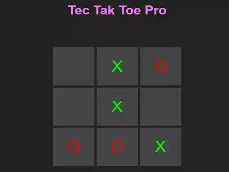 게임 Tec Tak Toe Pro 온라인