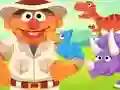 게임 123 Sesame Street: Ernie's Dinosaur Day Care 온라인