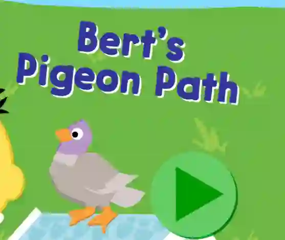게임 123 Sesame Street: Bert's Pigeon Path 온라인