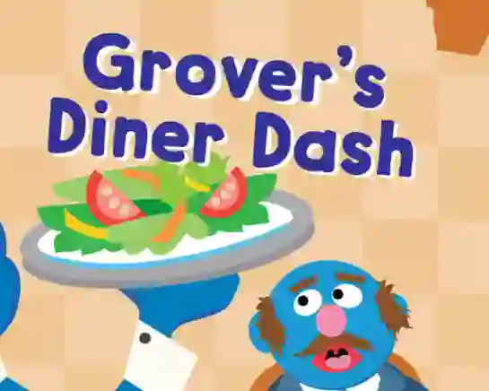 게임 123 Sesame Street: Grover's Diner Dash 온라인