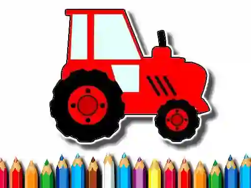 게임 Easy Kids Coloring Tractor 온라인