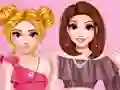 게임 Trendy Ruffle Crop Top Dress Up 온라인