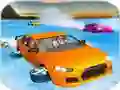 게임 Crazy Water Surfing Car Race 온라인