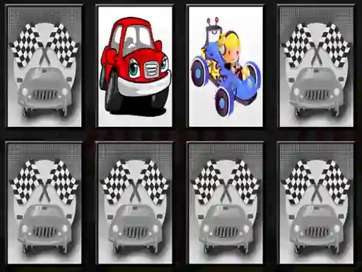 게임 Racing Cars Memory 온라인