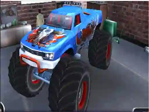 게임 Monster Truck Stunt Adventure 온라인