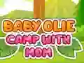 게임 Baby Olie Camp with Mom 온라인
