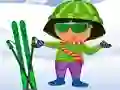 게임 Dora Ski Dress up 온라인