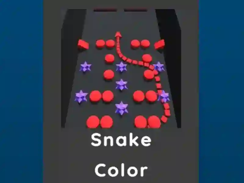 게임 Snake Color 온라인
