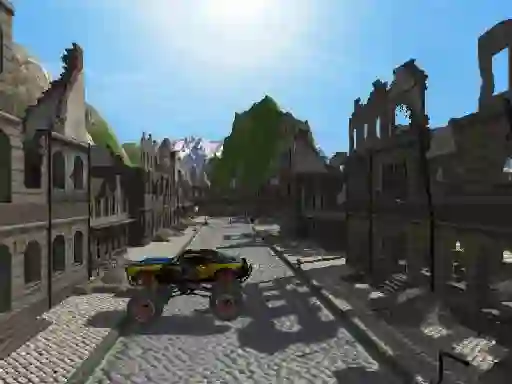 게임 Destroyed City Drive 온라인