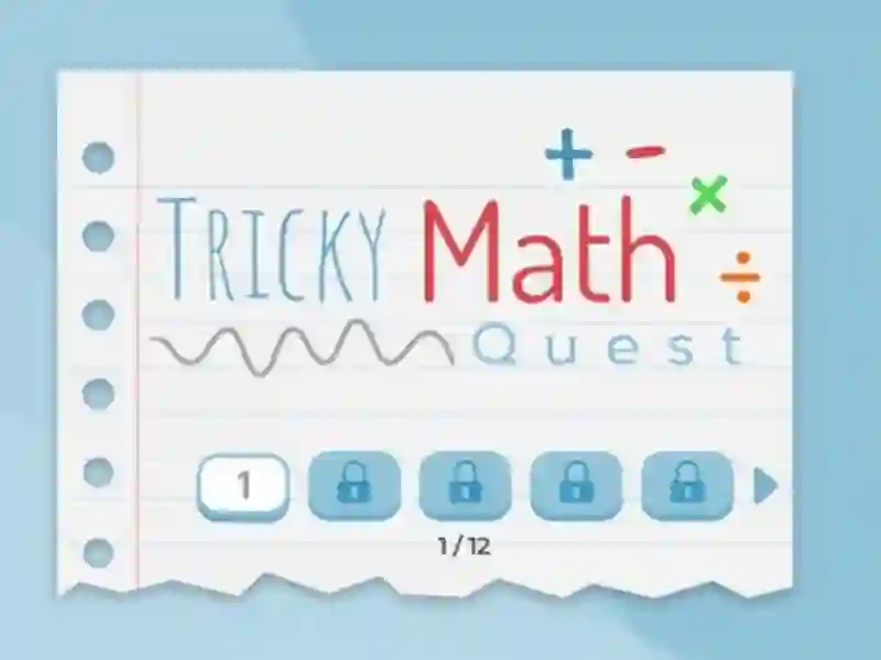 게임 Tricky Math Quest 온라인