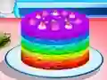 게임 Cooking Rainbow Cake 온라인