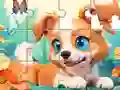 게임 Jigsaw Puzzle: Dog And Garden 온라인