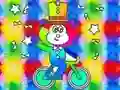 게임 Coloring Book: Monkey Rides Unicycle 온라인