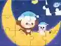 게임 Jigsaw Puzzle: Monkey With Moon 온라인
