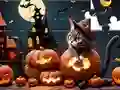 게임 Jigsaw Puzzle: Halloween Cat 온라인