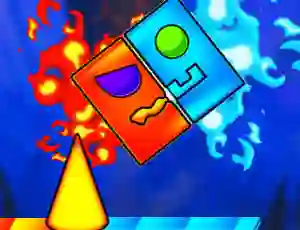 게임 Fire And Water Geometry Dash 온라인