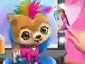 게임  Rock Star Animal Hair Salon 온라인
