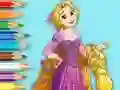 게임 Coloring Book: Princess Rapunzel 온라인