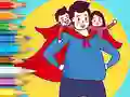 게임 Coloring Book: Father's Day 온라인