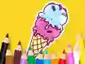 게임 Coloring Book: Cool Ice Cream 온라인