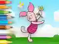 게임 Coloring Book: Piglet Holds Toy Windmill 온라인