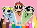 게임 Coloring Book: The Powerpuff Girls 온라인