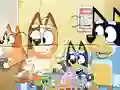 게임 Jigsaw Puzzle: Bluey Shopping Day 온라인