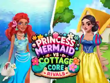 게임 Princess Cottage Core vs Mermaid Core Rivals 온라인