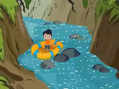 게임 Rescue the Cute Boy from River 온라인